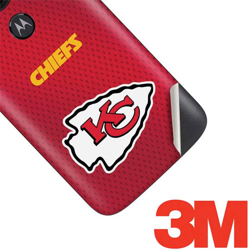 NFL Kansas City Chiefs Team Jersey Moto E5 Play Skin